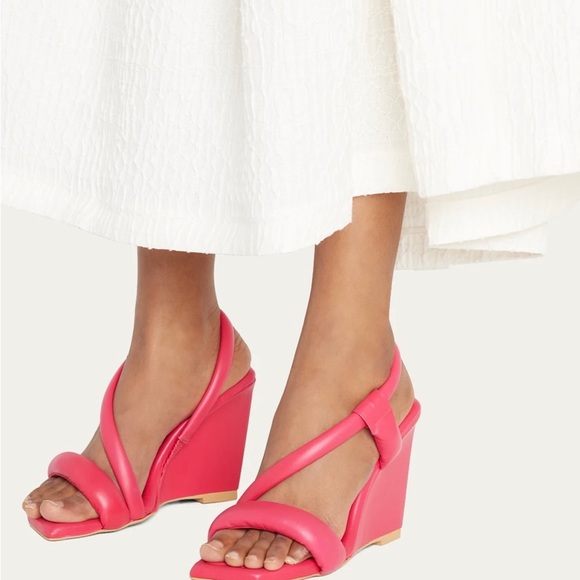 MERCEDES CASTILLO ALBIA TUBULAR NAPA WEDGE SANDALS - Picture 7 of 9